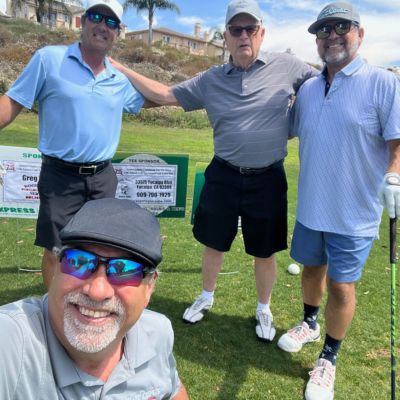 M&M Flooring America team at Lighthouse For The Blind golf tournament